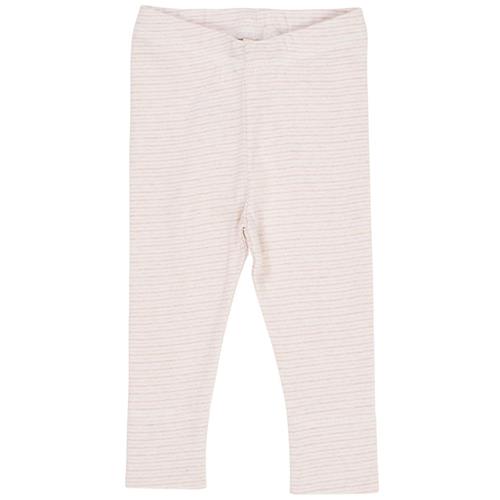 Copenhagen Colors Stribede Leggings Lyserød 80 cm  Lyserød  80 cm  Piger