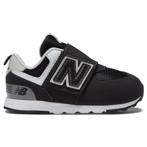 New Balance 574 Sneakere Med Velcrostrop Sort Black 21.5 EU  Sort  21.5 EU  Drenge, Piger