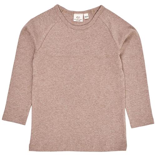 Copenhagen Colors Langærmet T-shirt Beige Melange 62 cm  Beige  62 cm  Drenge, Piger