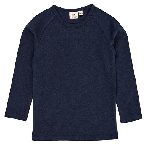 Copenhagen Colors Langærmet T-shirt Marineblå Melange 56 cm  Marineblå  56 cm  Drenge, Piger