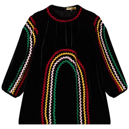 Stella McCartney Kids Kjole Med Broderi Sort 8 Y  Sort  8 år  Piger