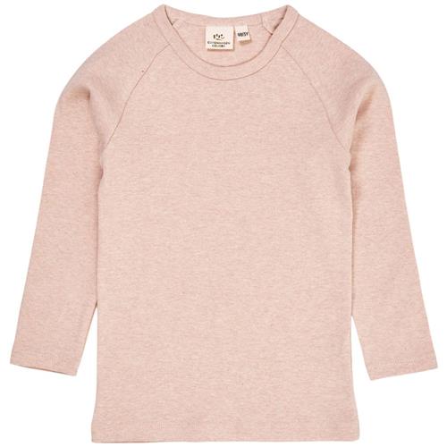 Copenhagen Colors Langærmet T-shirt Old Rose Melange 56 cm  Lyserød  56 cm  Piger