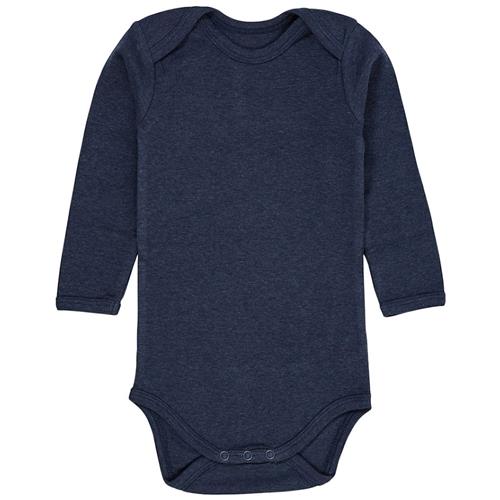 Copenhagen Colors Babybody Marineblå Melange 50 cm  Marineblå  50 cm  Drenge, Piger