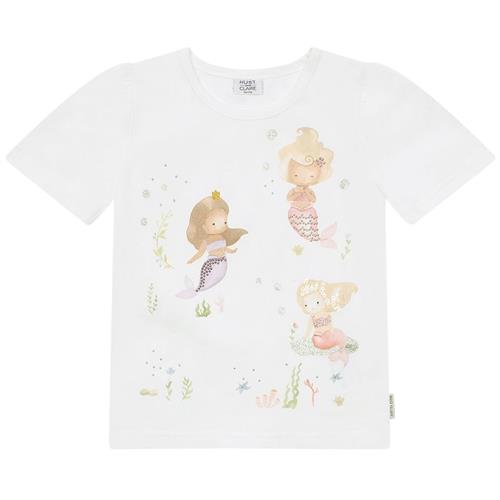 Hust&Claire Alma T-shirt White 92 cm  Hvid  92 cm  Piger