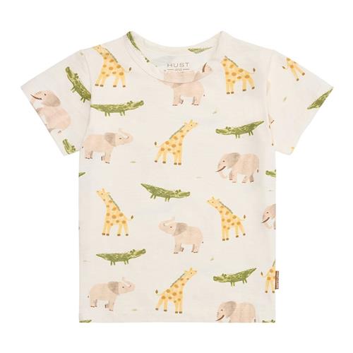 Hust&Claire August T-shirt Ivory 98 cm  Creme  98 cm  Drenge