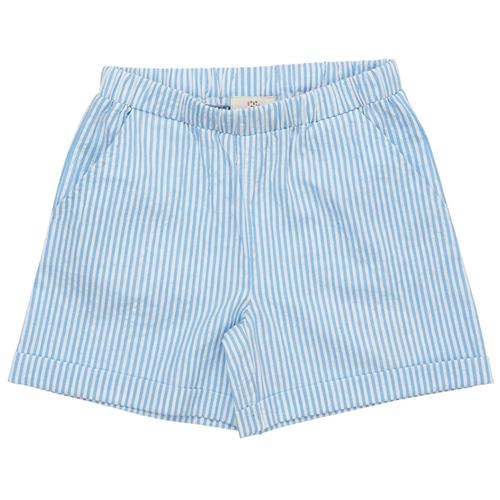 Copenhagen Colors Stribet Shorts Himmelblå 104cm  Blå  104 cm  Drenge, Piger