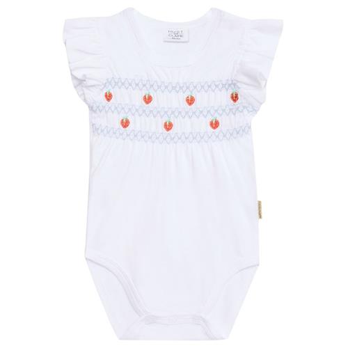 Hust&Claire Britt Baby Body White 74 cm  Hvid  74 cm  Piger