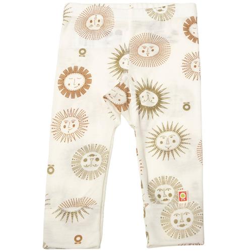 Katvig Mønstrete Baby-leggings Naturhvid 68 cm  Creme  68 cm  Drenge, Piger