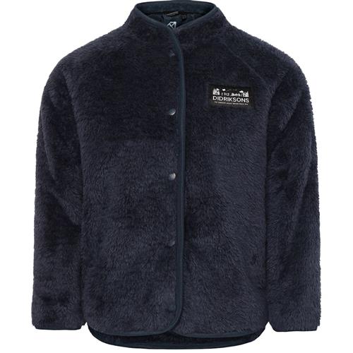 Didriksons Mylla Kids Fleecejakke Med Knapper Navy 80 cm  Blå  80 cm  Drenge, Piger