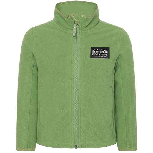 Didriksons Muskot Kids Fleece-jakke Algae Green 140 cm  Grøn  140 cm  Drenge, Piger