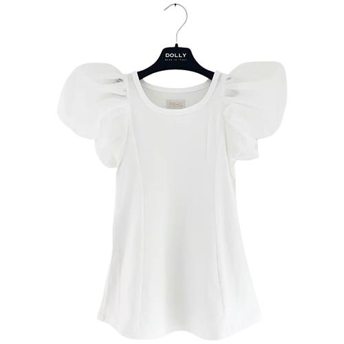 DOLLY by Le Petit Tom Organza Kjole White 0-1 Y  Hvid  0-1 år  Piger