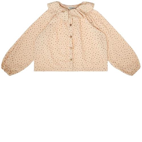 Tocoto Vintage Microcorduroy Flowers Bluse Pink 6 Y  Lyserød  6 år  Piger