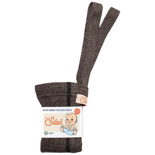 Silly Silas GOTS Fodløse Strømpebukser Licorice Peanut  2-3 Y  Grå  2-3 år  Drenge, Piger