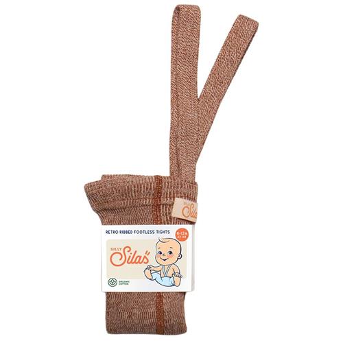 Silly Silas GOTS Fodløse Strømpebukser Salted Caramel  3-4 Y  Brun  3-4 år  Drenge, Piger
