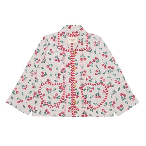 Sissel Edelbo Lura MINI Jakke Cherry 5-6 Y  Rød  5-6 år  Piger