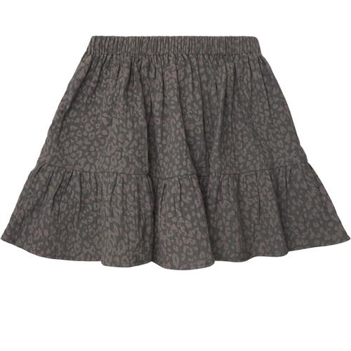 Tocoto Vintage Mini Animal Print Nederdel Dark Grey 14 Y  Grå  14 år  Piger