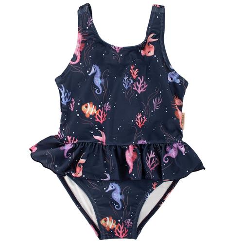 Filibabba Eva Badedragt Rainbow Reef 1-2 Y  Marineblå  1-2 år