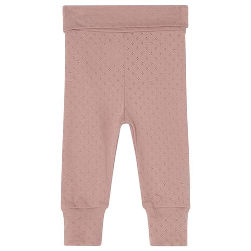 Buddy & Hope GOTS Elsy Pointelle Babybukser Pink Mauve 86/92 cm  Lyserød  86/92 cm  Piger