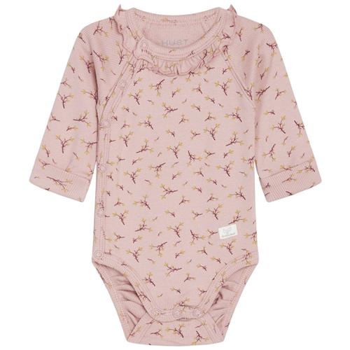 Hust&Claire GOTS Bing Blomstret Wrap Body Dusty Rose 44 cm  Lyserød  44 cm  Piger