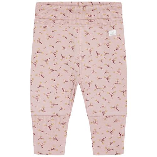 Hust&Claire GOTS Guste Mønstrete Joggingbukser Dusty Rose 44 cm  Lyserød  44 cm  Piger