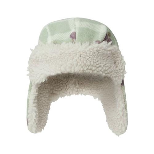 garbo&friends Ternet Vinterhue Med Blommer Grøn 42/44 cm  Grøn  42/44 cm  Drenge, Piger