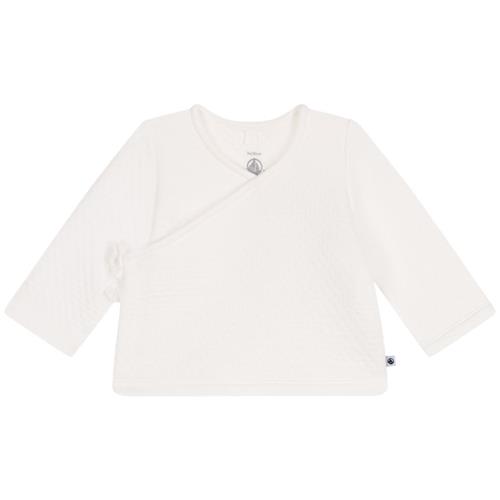 Petit Bateau Baby Wrap Cardigan I Bomuld Marshmallow 18 months  Hvid  18 måneder  Drenge, Piger