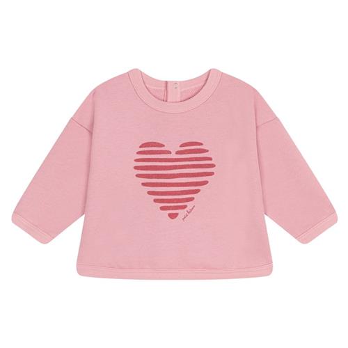 Petit Bateau Sweatshirt Charme Pink 3 months  Lyserød  3 måneder  Piger