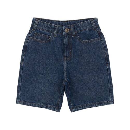 The New Loose Fit Shorts Medium Blue Denim Medium Blue Denim 7-8 Y  Blå  7-8 år  Drenge, Piger