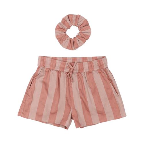 The New Ofelia Shorts Old Rose Striped Old Rose Striped 3-4 Y  Lyserød  3-4 år  Piger