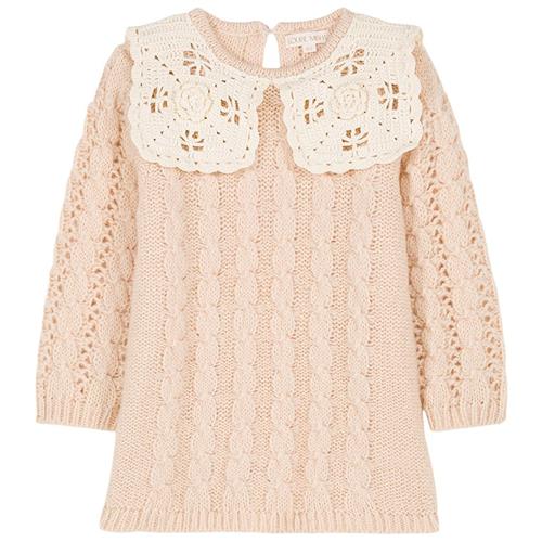 Louise Misha Sangani Strikket Kjole Blush 6 Y  Lyserød  6 år  Piger