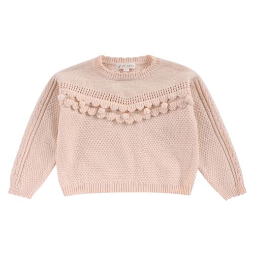 Louise Misha Ionnisa Strikket Trøje Blush 6 Y  Lyserød  6 år  Piger