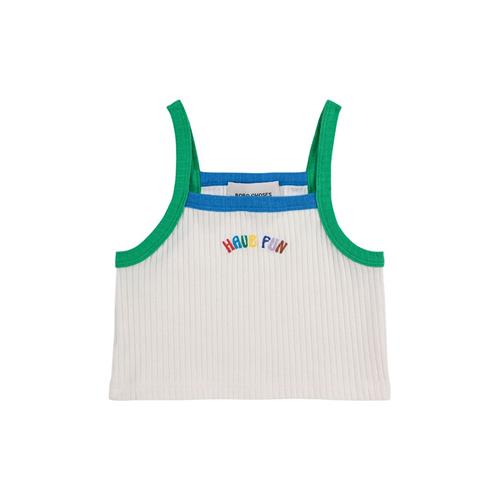 Bobo Choses Have Fun Afskåret Tanktop Offwhite 8-9 Y  Hvid  8-9 år  Piger