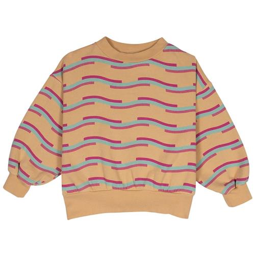 Wynken Wave Logo Sweatshirt Sand 3 Y  Brun  3 år  Drenge, Piger
