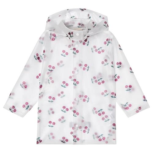 Kuling Majorna Regnjakke Cherry 98/104 cm  Hvid  98/104 cm  Drenge, Piger