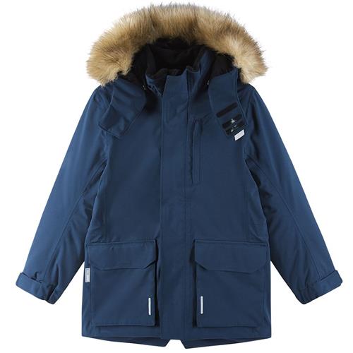 Reima Vinterjakke, Ajaton - Navy 122 cm  Marineblå  122 cm  Drenge, Piger