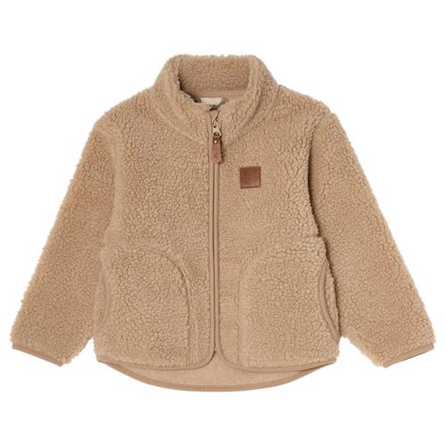 Kuling Austin Pile Fleecejakke Sand 86 cm  Beige  86 cm  Drenge, Piger