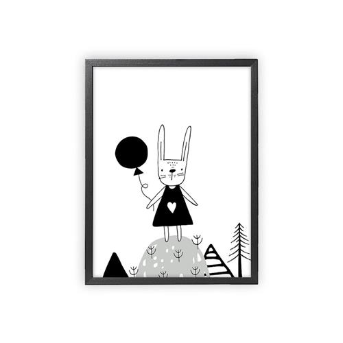 XO Posters Poster Rabbit 30 x 40 cm      Drenge, Piger