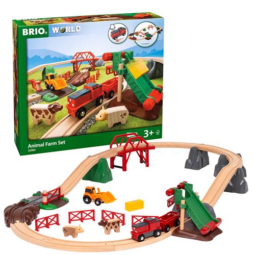 BRIO BRIO® World - 33984 Animal Farm Set One Size  Grøn  One Size  Drenge, Piger