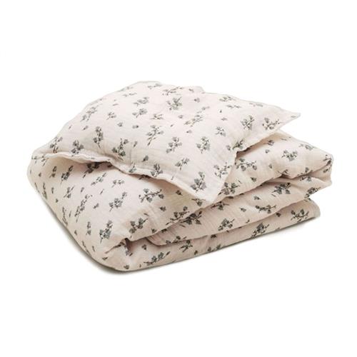 garbo&friends 100 x 130 Muslin Junior Sengetøjssæt Bluebell SE Bluebell One Size  Creme  One Size  Drenge, Piger