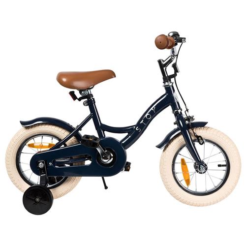 Stoy 12" Vintage Cykel Marineblå 2-4 Y      Drenge, Piger