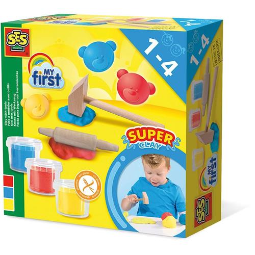 SES Creative Min Første Legedej Med Værktøjer Yellow-1-4 Y  Gul  1-4 år  Drenge, Piger