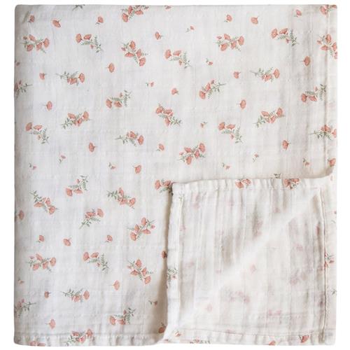 Mushie Blomstret Vikle Cremefarvet One Size      Drenge, Piger