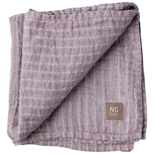 NG Baby Linnedækken Dusty Pink/Ivory Stripe One Size      Drenge, Piger