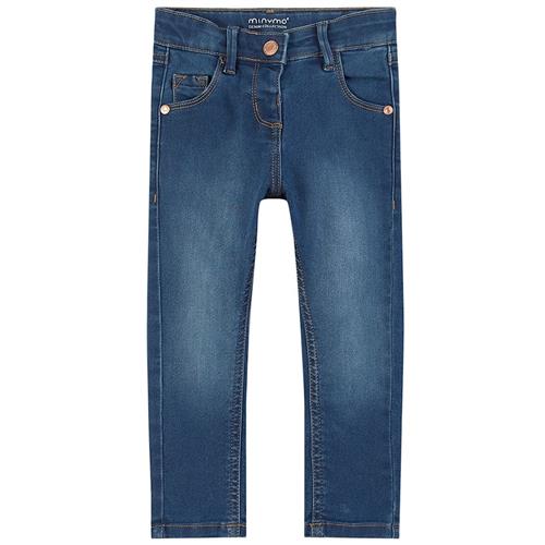 Minymo Power Stretch Jeans Denim blåe 92 cm    92 cm  Piger