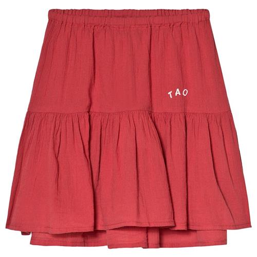 The Animals Observatory Bird Skirt Red White Tao 2 Y    2 år  Piger