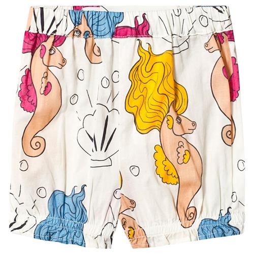 Mini Rodini Seahorse Woven Bloomers Off White 68/74 cm    68/74 cm  Drenge, Piger