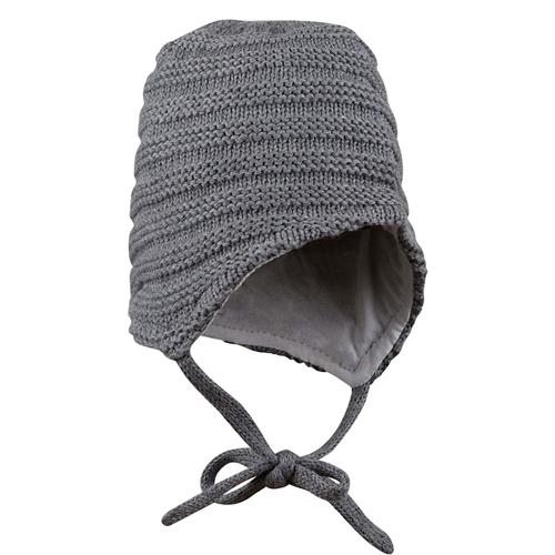 Kuling Trend Babyhue Strikket Grå 44/46 cm    44/46 cm  Drenge, Piger