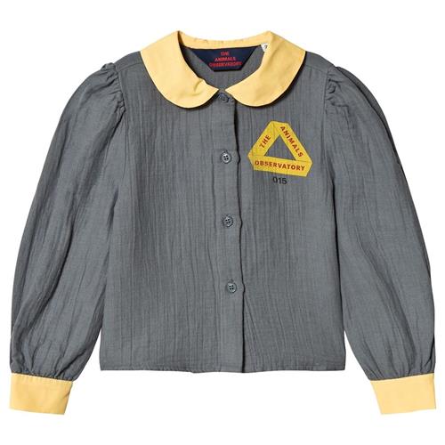 The Animals Observatory Kangaroo Shirt Grey Triangle 4 Y    4 år  Piger