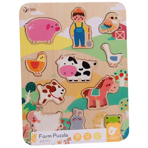 Classic World Gård-puslespil   2-6 Y    2-6 år 18 M+ Drenge, Piger