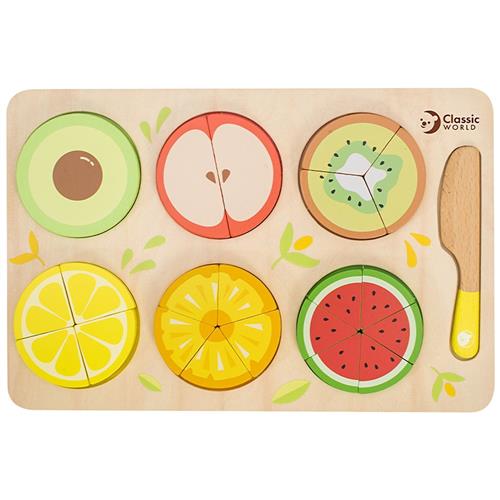 Classic World Puslespilsfrugter Gul  2-6 Y    2-6 år 18 M+ Drenge, Piger